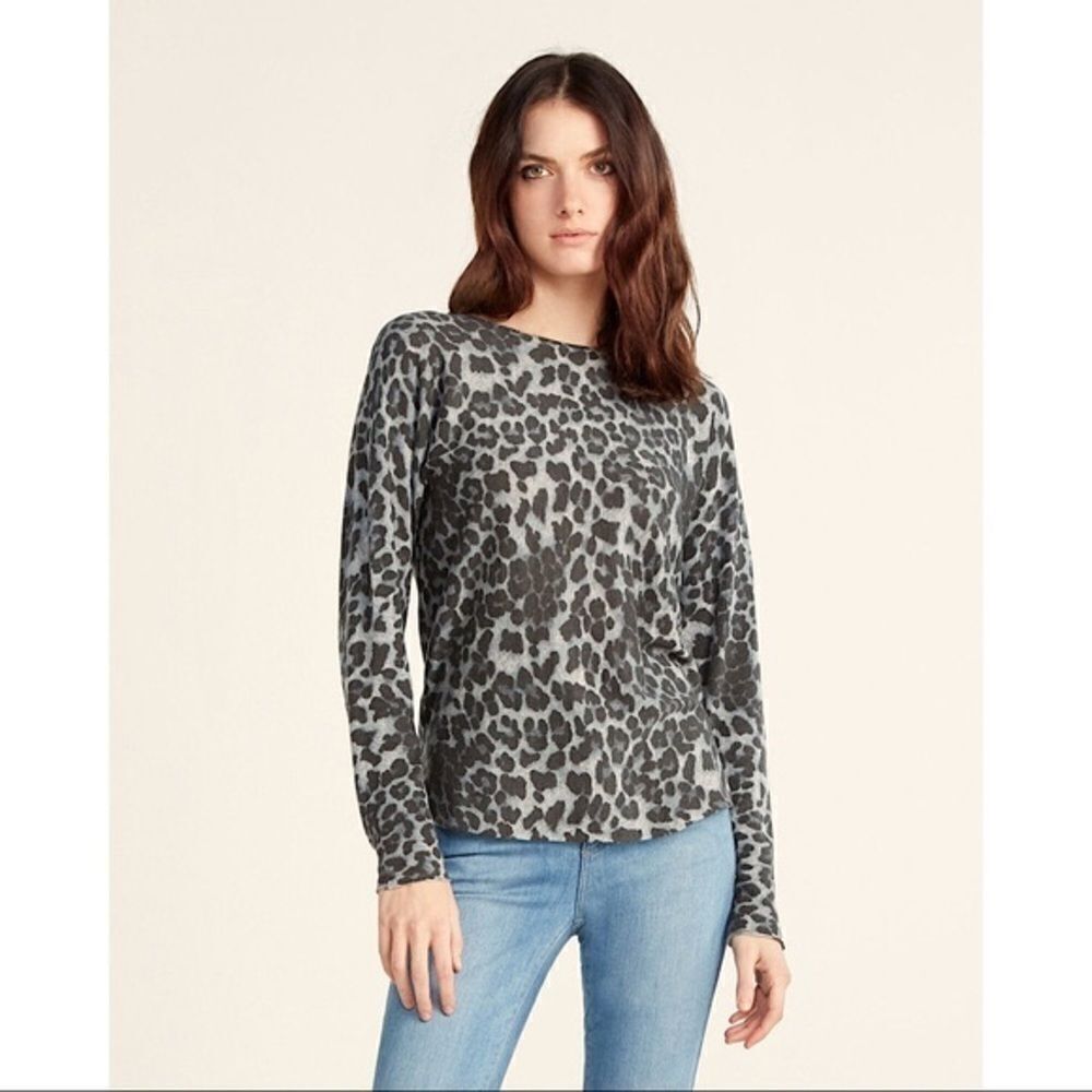 M Magaschoni Leopard PrintโCashmereโSweater